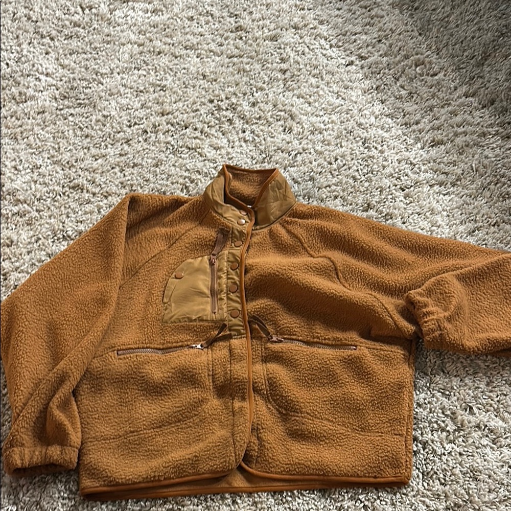 Women’s Brown Fleece Jacket